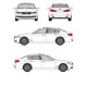БАГАЖНИК ЗА BMW 5 ГРЕДИ CRUZ AIRO FIX BMW SERIE 5 sedan 4d (G30 - fixpoint) (2017-->2023)