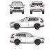 БАГАЖНИК ЗА BMW iX1 ГРЕДИ CRUZ AIRO FIX BMW iX1 5d (U11 - integrated railing) (2022-->)