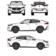 БАГАЖНИК ГРЕДИ CRUZ AIRO T BMW X2 / iX2 5d (II/U10 - standard roof) (2024-->)