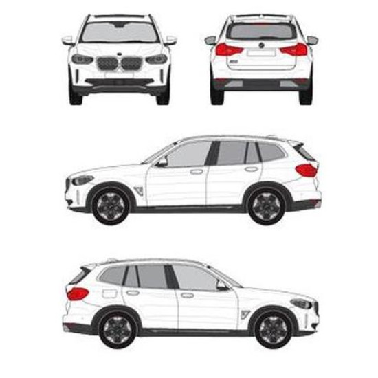 БАГАЖНИК ЗА BMW IX3 ГРЕДИ CRUZ AIRO FIX BMW IX3 5D (G08 - INTEGRATED RAILING) (2020-->)