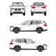 БАГАЖНИК ЗА BMW IX3 ГРЕДИ CRUZ AIRO FIX BMW IX3 5D (G08 - INTEGRATED RAILING) (2020-->)