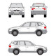 БАГАЖНИК ГРЕДИ CRUZ AIRO DARK за BMW X3 5d (E83 - railing) (2003-->2011)