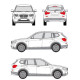 БАГАЖНИК ГРЕДИ CRUZ AIRO FIX BMW X3 5d (II/F25 - integrated railing) (2011-->2018)