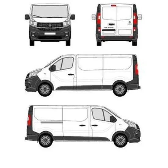 БАГАЖНИК ТОВАРНА СКАРА CRUZ EVO RACK MODULE Fiat Talento L2H1 (II) (2016-->)