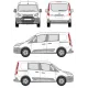 БАГАЖНИК ЗА ТОВАРНИ АВТОМОБИЛИ CRUZ Cargo Xpro 2022 SF3 Ford Connect II Tourneo L1/L2 (fixpoint) (2013-->2022)