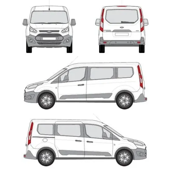 БАГАЖНИК ЗА ТОВАРНИ АВТОМОБИЛИ CRUZ Cargo Xpro 2022 SF3 Ford Connect II Transit L1/L2/Kombi/Van (fixpoint) (2013-->2022)
