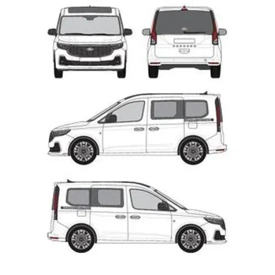 БАГАЖНИК ЗА ТОВАРНИ АВТОМОБИЛИ CRUZ Cargo Xpro 2022 SF3 Ford Connect III L1 (fixpoint) (2022-->)