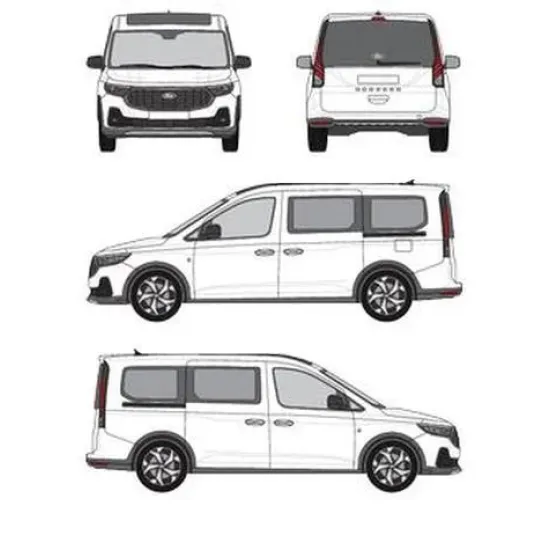 БАГАЖНИК ЗА ТОВАРНИ АВТОМОБИЛИ CRUZ Cargo Xpro 2022 SF3 Ford Connect III L2/Grand (fixpoint) (2022-->)