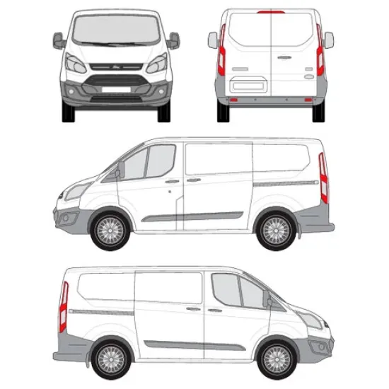 БАГАЖНИК ЗА ТОВАРНИ АВТОМОБИЛИ CRUZ Cargo Xpro 2022 SF3 Ford Custom Transit L1H1/L2H1 (2013-->2023)