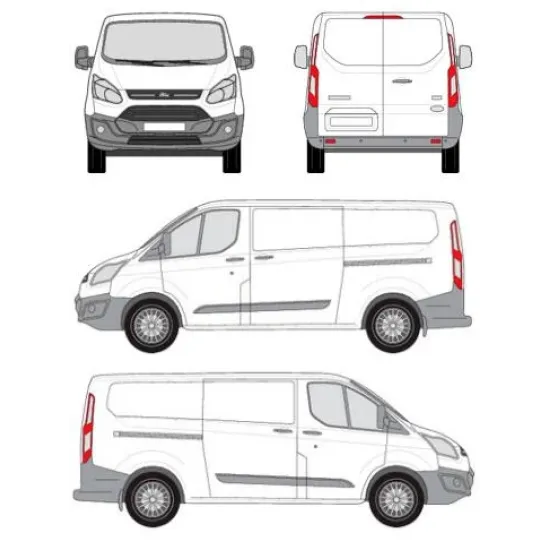 БАГАЖНИК ЗА ТОВАРНИ АВТОМОБИЛИ CRUZ Cargo Xpro 2022 SF3 Ford Custom Transit L1H1/L2H1 (2013-->2023)