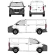 БАГАЖНИК ЗА ТОВАРНИ АВТОМОБИЛИ CRUZ Cargo Xpro 2022 SF3 Ford Custom Tourneo L1/L2 (2023-->)