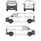 БАГАЖНИК ЗА ТОВАРНИ АВТОМОБИЛИ CRUZ ALU CARGO AF2 Ford Custom Tourneo L1/L2 (2023-->)