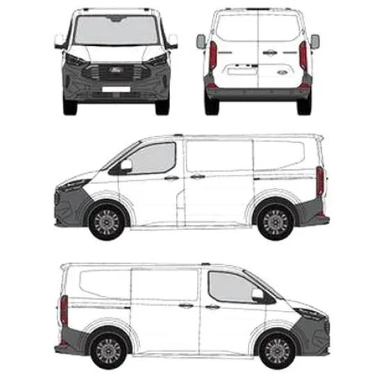 БАГАЖНИК ЗА ТОВАРНИ АВТОМОБИЛИ CRUZ Cargo Xpro 2022 SF3 Ford Custom Transit L1H1/L2H1 (2023-->)