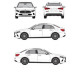 БАГАЖНИК ГРЕДИ CRUZ AIRO FIX DARK Mercedes Clase A sedan 4d (W177 - fixpoint) (2018-->)