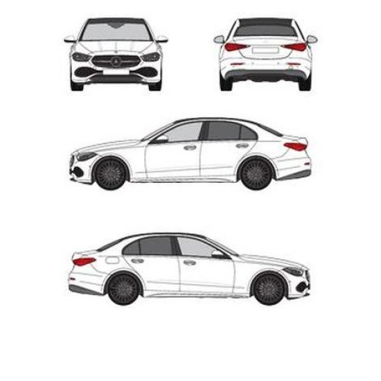 БАГАЖНИК ГРЕДИ CRUZ AIRO FIX DARK Mercedes Clase C sedan 4d (W206 - fixpoint) (2021-->)