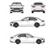 БАГАЖНИК ГРЕДИ CRUZ AIRO FIX DARK Mercedes Clase C sedan 4d (W206 - fixpoint) (2021-->)