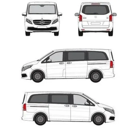 БАГАЖНИК ЗА ТОВАРНИ АВТОМОБИЛИ CRUZ Cargo Xpro 2022 SF3 Mercedes CLASS V / VITO / VIANO (W447) (2014-->)