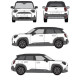 БАГАЖНИК ГРЕДИ CRUZ AIRO FIX DARK Mini Aceman 5d (J05 - integrated railing) (2024-->)