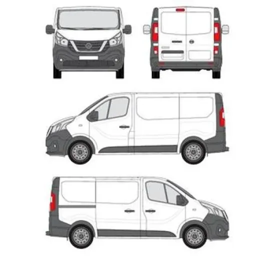 БАГАЖНИК ЗА ТОВАРНИ АВТОМОБИЛИ CRUZ Cargo Xpro 2022 SF3 Nissan NV300 L1H1/L2H1 (I) (2016-->2022)