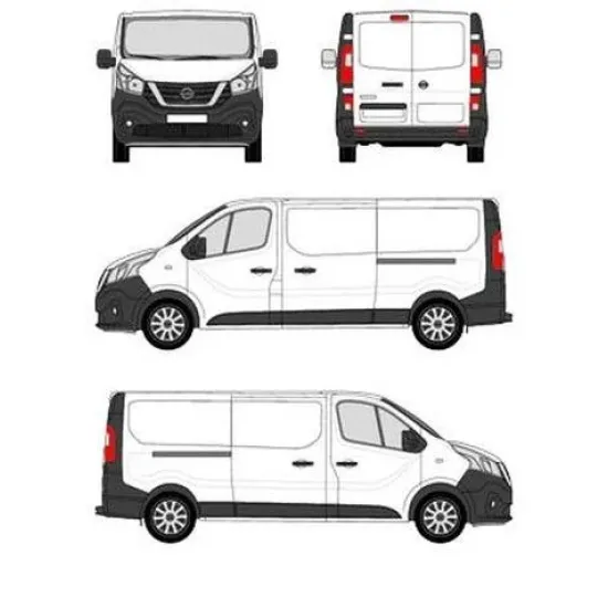 БАГАЖНИК ЗА ТОВАРНИ АВТОМОБИЛИ CRUZ Cargo Xpro 2022 SF3 Nissan NV300 L1H1/L2H1 (I) (2016-->2022)