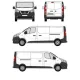 БАГАЖНИК ЗА ТОВАРНИ АВТОМОБИЛИ CRUZ Cargo Xpro 2022 SF3 Nissan NV300 L1H1/L2H1 (I) (2016-->2022)