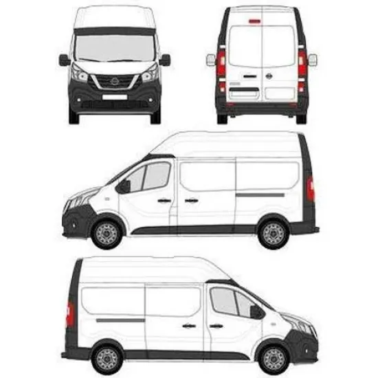БАГАЖНИК ЗА ТОВАРНИ АВТОМОБИЛИ CRUZ Cargo Xpro 2022 SF3 Nissan NV300 L1H2/L2H2 (I) (2016-->2022)