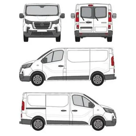 БАГАЖНИК ЗА ТОВАРНИ АВТОМОБИЛИ CRUZ Cargo Xpro 2022 SF3 Nissan Primastar L1H1/L2H1 (X82) (2022-->)