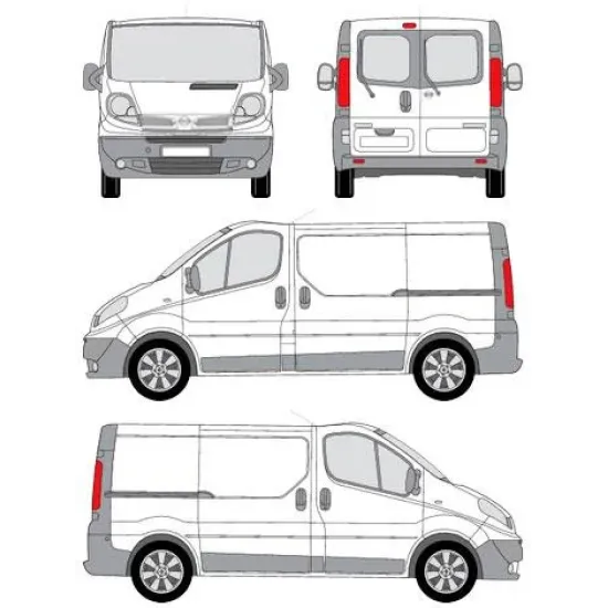 БАГАЖНИК ЗА ТОВАРНИ АВТОМОБИЛИ CRUZ Cargo Xpro 2022 SF3 Nissan Primastar L1H1/L2H1 (X83) (2002-->2016)
