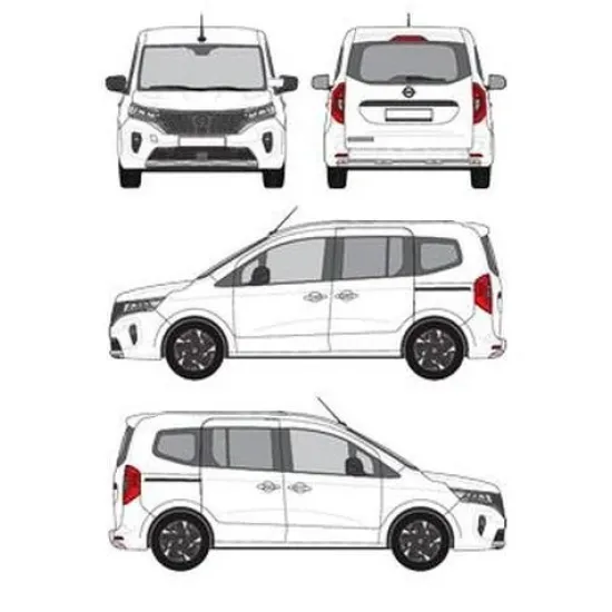 БАГАЖНИК ЗА ТОВАРНИ АВТОМОБИЛИ CRUZ Cargo Xpro 2022 SF3 Nissan Townstar/ Townstar long (2021-->)