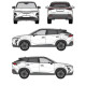 БАГАЖНИК ГРЕДИ CRUZ AIRO FIX DARK Omoda 5 5d (I - integrated railing) (2024-->)