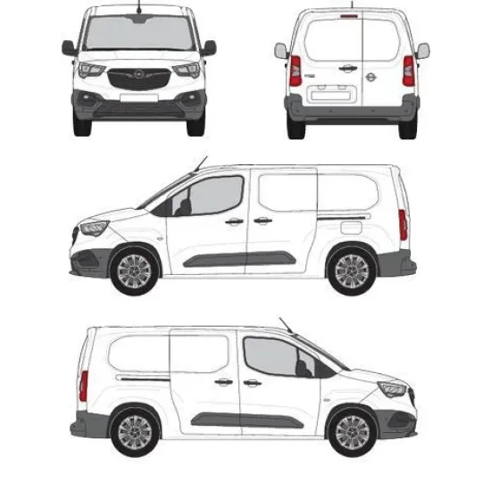 БАГАЖНИК ЗА ТОВАРНИ АВТОМОБИЛИ CRUZ Cargo Xpro 2022 SF3 Opel Combo (E) / Combo XL (E) / Combo-e XL (E) / Combo-e (E) (2018-->)