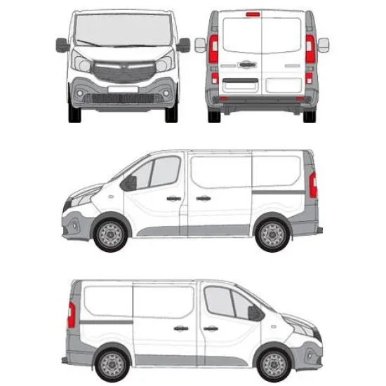 БАГАЖНИК ЗА ТОВАРНИ АВТОМОБИЛИ CRUZ Cargo Xpro 2022 SF3 Opel Vivaro L1H1/L2H1 (III/X82) (2014-->2019)