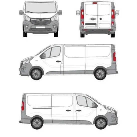 БАГАЖНИК ЗА ТОВАРНИ АВТОМОБИЛИ CRUZ Cargo Xpro 2022 SF3 Opel Vivaro L1H1/L2H1 (III/X82) (2014-->2019)
