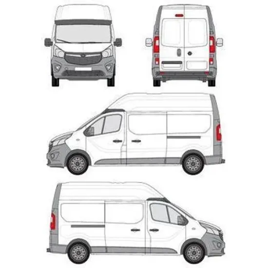 БАГАЖНИК ЗА ТОВАРНИ АВТОМОБИЛИ CRUZ Cargo Xpro 2022 SF3 Opel Vivaro L1H2 / L2H2 (III/X82) (2014-->2019)
