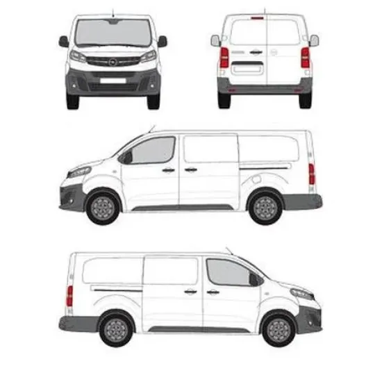 БАГАЖНИК ЗА ТОВАРНИ АВТОМОБИЛИ CRUZ Cargo Xpro 2022 SF3 Opel Vivaro L3H1 (L/long - 5 fixpoint) (2019-->)