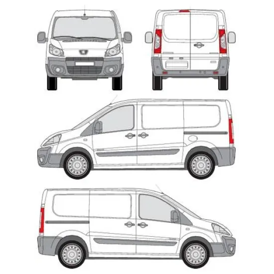 БАГАЖНИК ЗА ТОВАРНИ АВТОМОБИЛИ CRUZ Cargo Xpro 2022 SF3 Peugeot Expert L1H1/L2H1 (II) (2007-->2016)