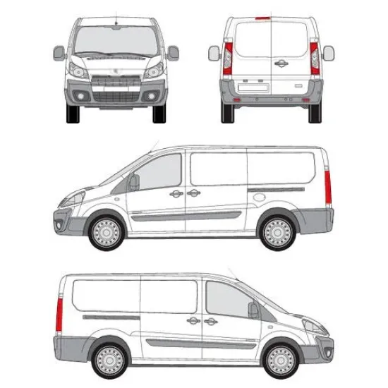 БАГАЖНИК ЗА ТОВАРНИ АВТОМОБИЛИ CRUZ Cargo Xpro 2022 SF3 Peugeot Expert L1H1/L2H1 (II) (2007-->2016)
