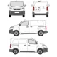 БАГАЖНИК ЗА ТОВАРНИ АВТОМОБИЛИ CRUZ Cargo Xpro 2022 SF3 Peugeot Expert L1H1 (XS/compact - 4 fixpoint) (2016-->)