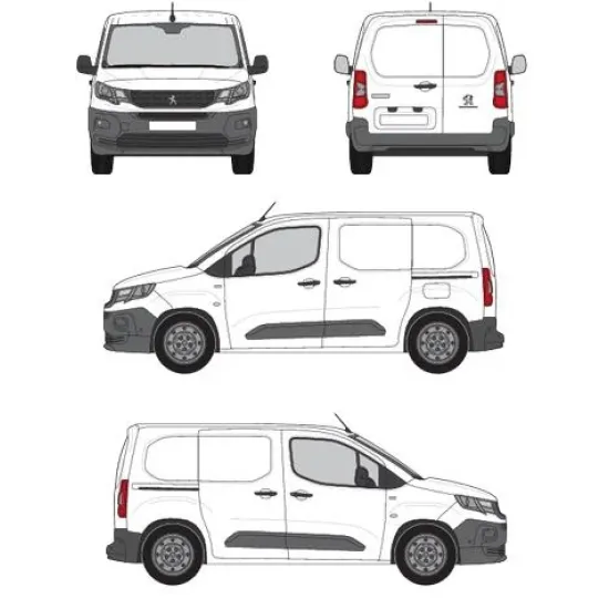 БАГАЖНИК ЗА ТОВАРНИ АВТОМОБИЛИ CRUZ Cargo Xpro 2022 SF3 Peugeot Rifter / e-Rifter / M/Standard / XL/LWB/Long / (I) (2018-->)