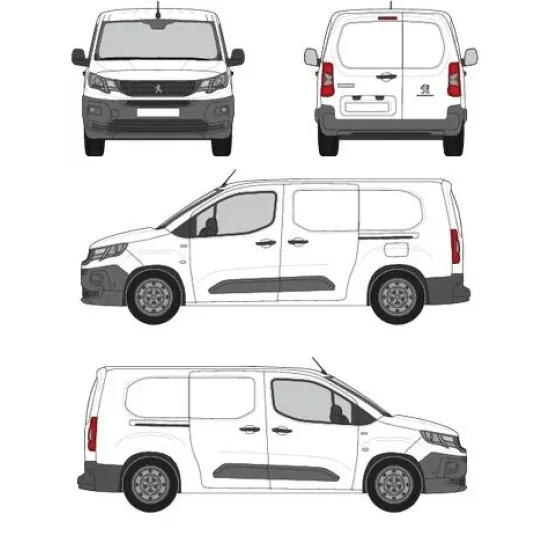 БАГАЖНИК ЗА ТОВАРНИ АВТОМОБИЛИ CRUZ Cargo Xpro 2022 SF3 Peugeot Rifter / e-Rifter / M/Standard / XL/LWB/Long / (I) (2018-->)