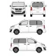 БАГАЖНИК ЗА ТОВАРНИ АВТОМОБИЛИ CRUZ Cargo Xpro 2022 SF3 Peugeot Traveller L1H1 (XS/compact - 4 fixpoint) (2016-->)