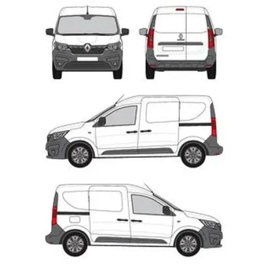 БАГАЖНИК ЗА ТОВАРНИ АВТОМОБИЛИ CRUZ Cargo Xpro 2022 SF3 Renault Express L1H1 (fixpoint) (2021-->)
