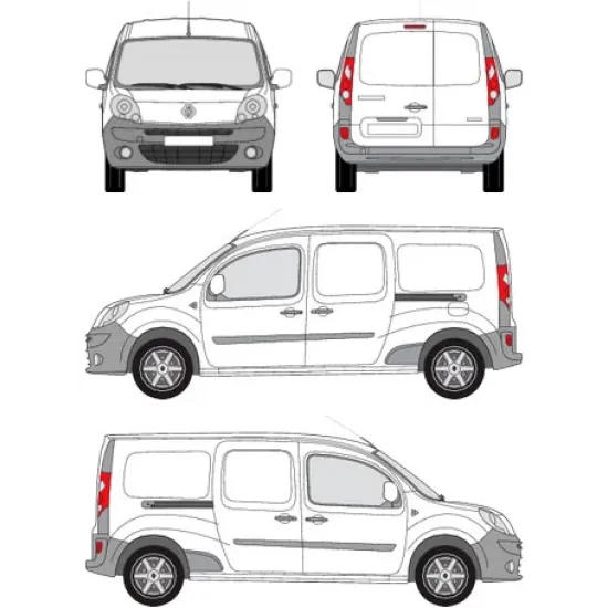 БАГАЖНИК ЗА ТОВАРНИ АВТОМОБИЛИ CRUZ Cargo Xpro 2022 SF3 Renault Kangoo Maxi (II) (2010-->2014)