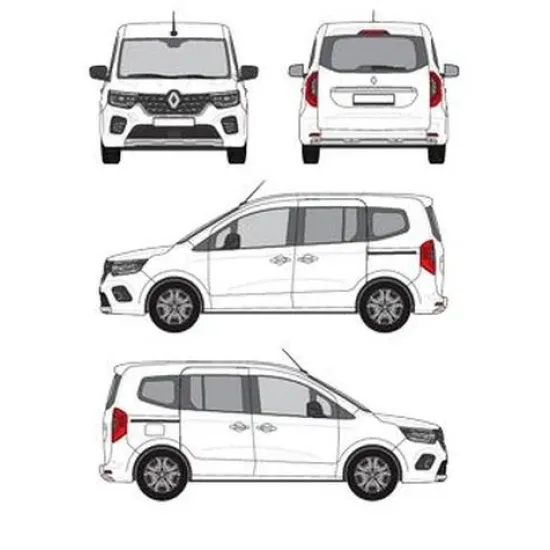 БАГАЖНИК ЗА ТОВАРНИ АВТОМОБИЛИ CRUZ Cargo Xpro 2022 SF3 Renault Kangoo / Kangoo Maxi (III) (2021-->)