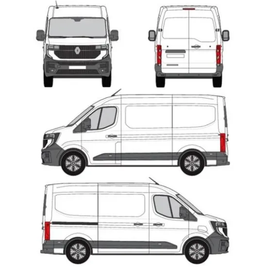 БАГАЖНИК ЗА ТОВАРНИ АВТОМОБИЛИ CRUZ Cargo Xpro 2022 SF3 Renault Master L2H2 / L3H2 (IV) (2024-->)