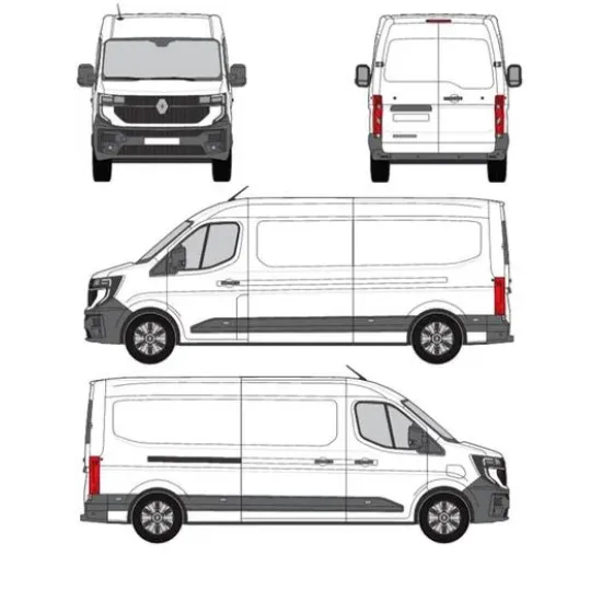БАГАЖНИК ЗА ТОВАРНИ АВТОМОБИЛИ CRUZ Cargo Xpro 2022 SF3 Renault Master L2H2 / L3H2 (IV) (2024-->)