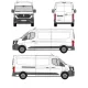 БАГАЖНИК ЗА ТОВАРНИ АВТОМОБИЛИ CRUZ Cargo Xpro 2022 SF3 Renault Master L2H2 / L3H2 (IV) (2024-->)