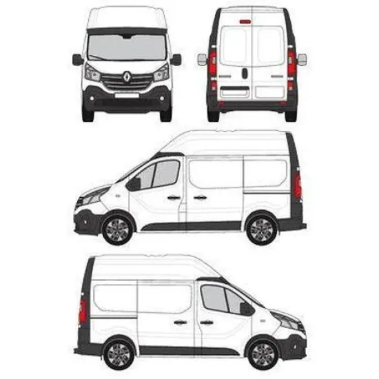 БАГАЖНИК ЗА ТОВАРНИ АВТОМОБИЛИ CRUZ Cargo Xpro 2022 SF3 Renault Trafic L1H2/L2H2 (III/X82) (2014-->)