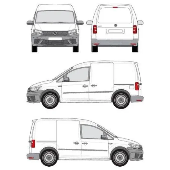 БАГАЖНИК ЗА ТОВАРНИ АВТОМОБИЛИ CRUZ Cargo Xpro 2022 SF3 Volkswagen Caddy/Caddy Maxi (IV) (2015-->2020)