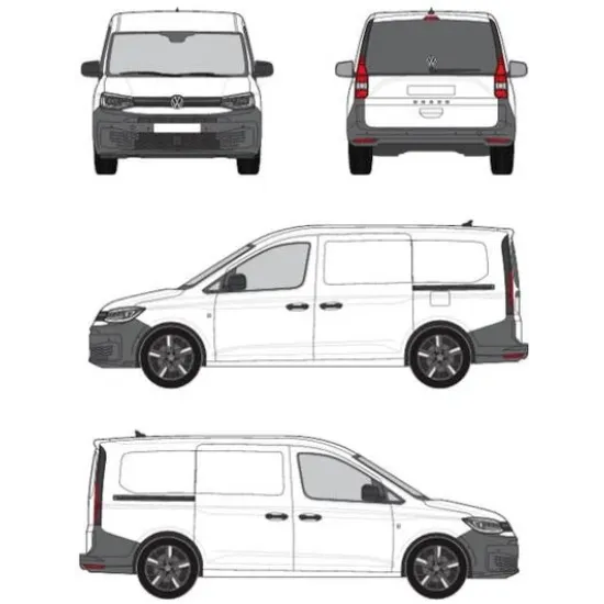 БАГАЖНИК ЗА ТОВАРНИ АВТОМОБИЛИ CRUZ Cargo Xpro 2022 SF3 Volkswagen Caddy Maxi (V) (2020-->)